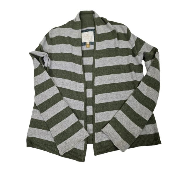 American  Eagle Women's M Cardigan Sweater Angora Rabbit Hair Blend Open Relaxed - Picture 3 of 14